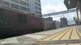 2020年9月4日 常磐線 5094レ 安中貨物 (EH500型+タキ1200型+トキ25000型) 水戸駅発車