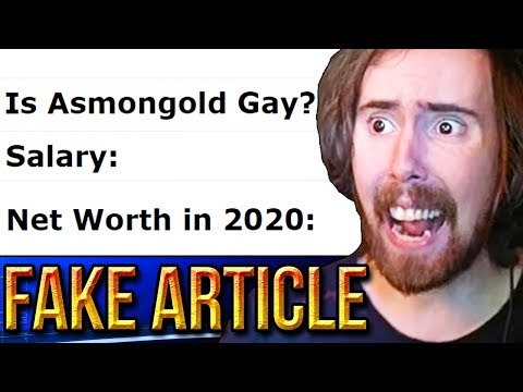 A͏s͏mongold SHOCKED By Ridiculous Article About Him