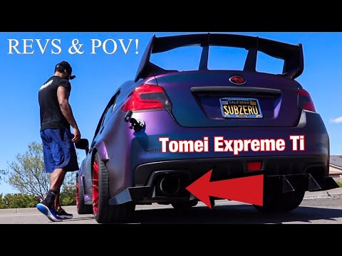 The BEST EXHAUST For A Subaru WRX/STI! TOMEI Raw POV Sounds