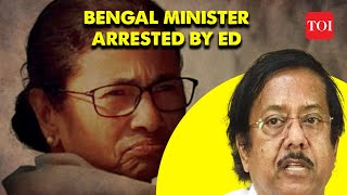 ED arrests TMC minister Jyotipriya Mallick in Ration Scam | Victim of great conspiracy, says Mallick