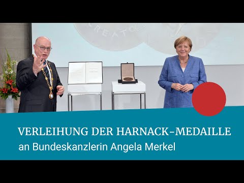 Harnack-Medaille für Bundeskanzlerin Angela Merkel
