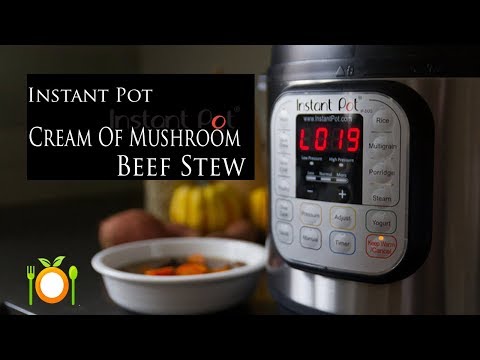 Instant Pot Cream Of Mushroom Beef Stew _ #Perfect To...