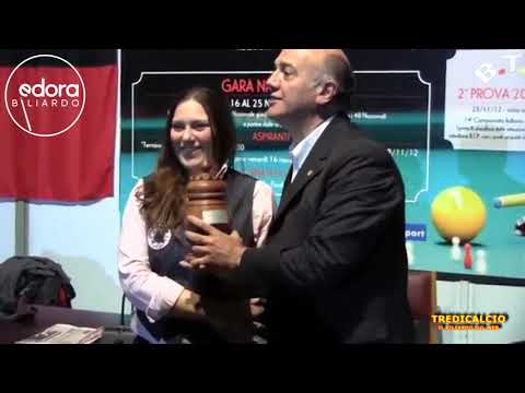 GIANNELLI vs BIONDOLILLO Finale 1^Prova Camp.Italiano Biliardo Donne 2012