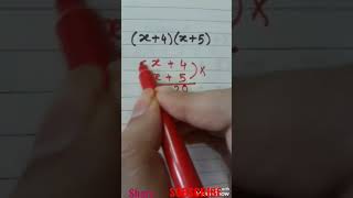 Multiplication of algebraic expression | Algebraic expression class 8 | Algebraic expression|#shorts