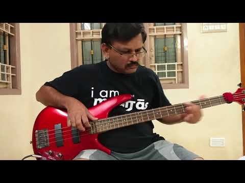 Bass cover for "Visiri" song | Movie : Ennai nokki paayum thottaa | Music : Darbuka Siva