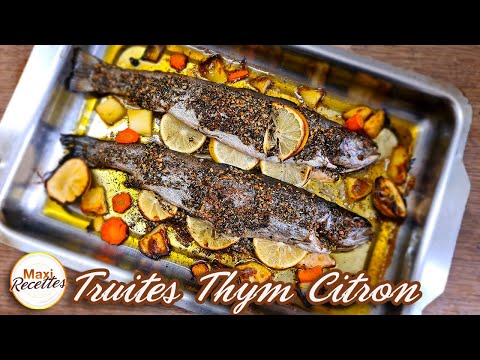 Truites au Thym et Citron au Four - Recette Facile et Rapide