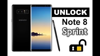 How To Unlock Samsung Galaxy Note 8 from Sprint to any Carrier