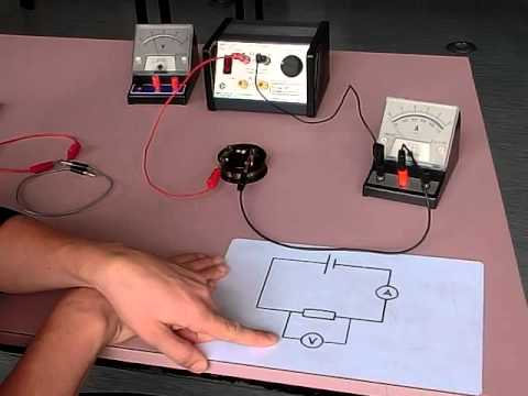 setting up ohms law circuit