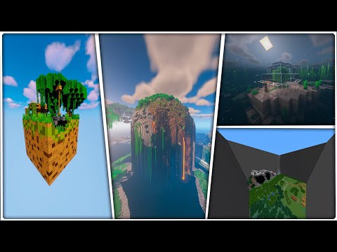 ✅ SURVIVAL Maps for MINECRAFT JAVA 1.17 + 😲 "TOP 5 SURVIVAL MAPS for JAVA" 🌍