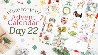 Watercolour Advent Calendar Day 22 | No one saw this coming!