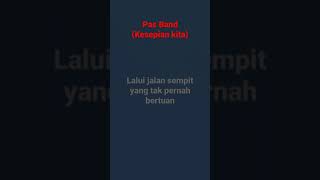 Download lagu History WhatsApp 30 Detik.. Pas Band (Kesepian kita) CoverLagu🙏. mp3