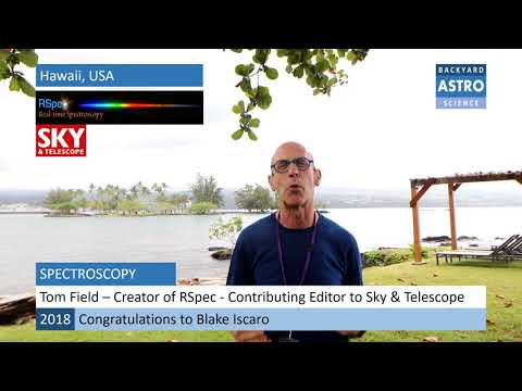 Spectroscopy Project: Congratulations to Blake from Tom Field, creator of RSpec