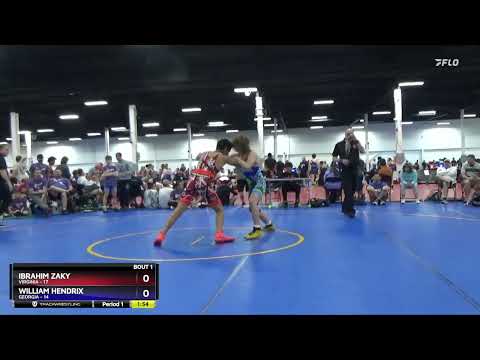 165 Lbs Round 1 (4 Team) - Ibrahim Zaky, Virginia Vs William Hendrix, Georgia 6b5c