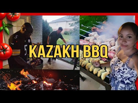 Cooking on an open fire Kazakh style BBQ experience | Country living in Pennsylvania