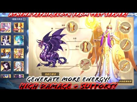 Saint Seiya: Awakening - Athena get Repair Cloth from Test Server! Now Become Support + Damager!