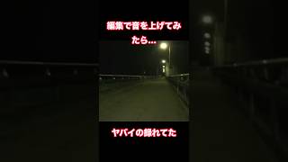 編集で音を上げてみたら…ヤバイの録れてた