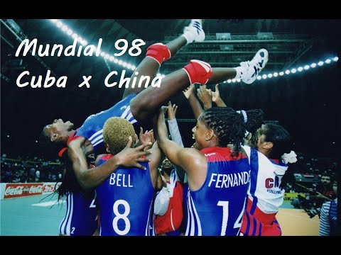 Mundial 1998 - Cuba x China - FINAL - Vôlei Feminino