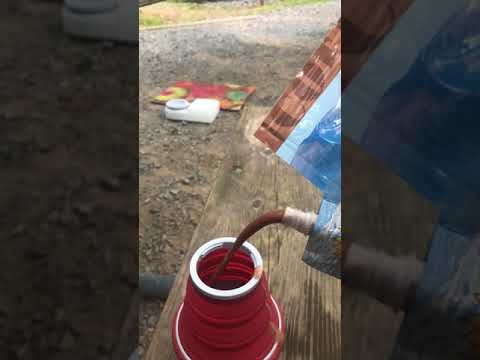 Mmmm, mmm good. And yes it is difficult to hold an iPhone ,video and pour at the same time!