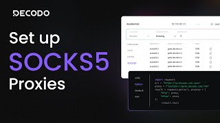 How to set up a SOCKS5 proxy? | Proxy setup tutorial