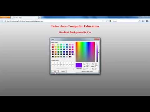 Background Gradient In Css Tamil
