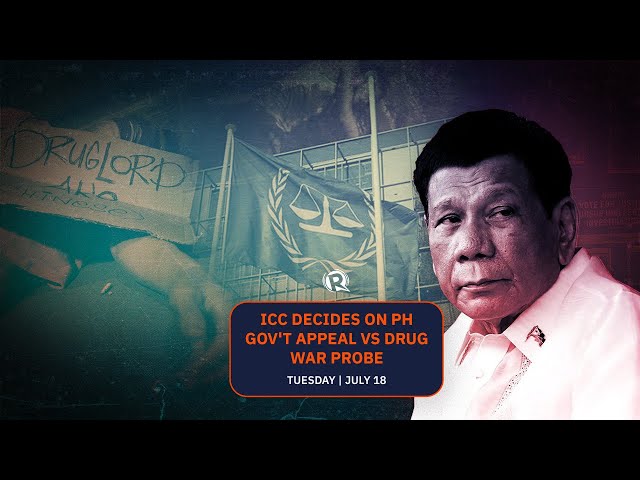 LIVE: ICC decides on PH gov’t appeal vs drug war probe