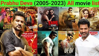 Director Prabhu Deva all movie list collection and