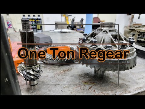 1 Ton Axle Regear. Part 1 - 14 Bolt Upgrade to 5.38 #UintaGarage #1ton #gears