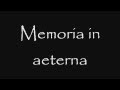 In Memoriam - Lyrics [HD] 