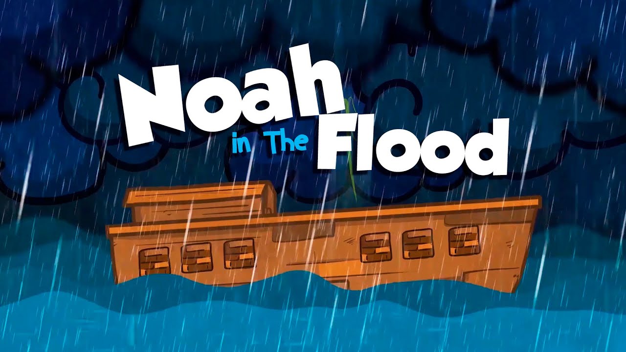 Noah In the Flood ⛈️🌈  | Noah's ark | Animated Bible Stories | My First Bible | 05
