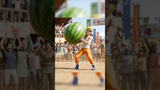 Naruto vs Roronoa Zoro: The Ultimate Giant Watermelon Battle! 🍉🔥