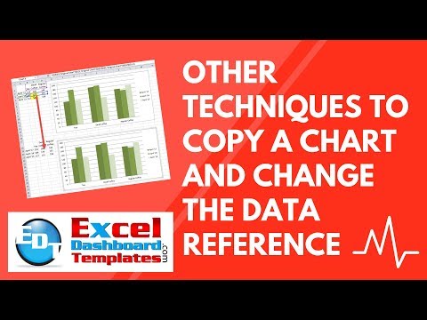 Other Techniques to Copy an Excel Chart and Change the Data Reference