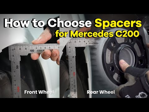 How to Choose the Right Size of Wheel Spacers For Mercedes C200?|BONOSS Mercedes Performance Parts