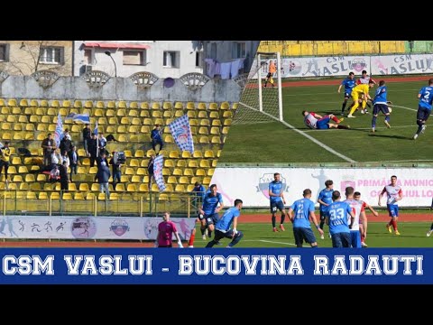#934 #Fotbal - Liga 3: CSM Vaslui - Bucovina Radauti 0-2! Gorja pasa si penalty, Ciobanu dubla cu