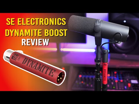 Need an SM7B Boost? sE Electronics Dynamite DM1 28 DB Active Inline Preamp Review