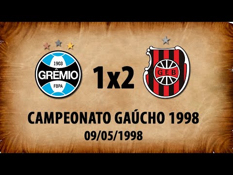 Grêmio 1x2 G.E.Brasil - Campeonato Gaúcho 1998
