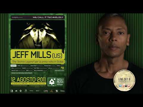 Jeff Mills @ We Call It Technology - Sicily Music Village Valle Ventura  Italy 12 08 2011
