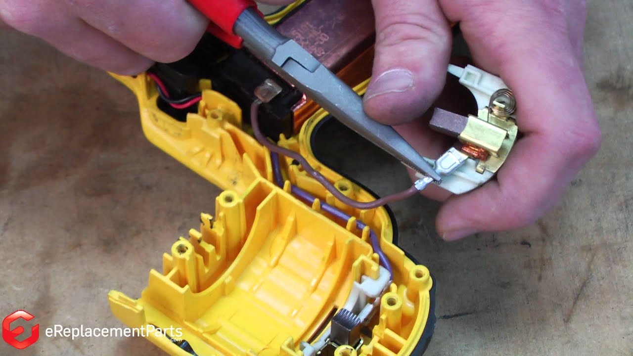 Replacing your DeWALT Hammer Drill Carbon Brush And Holder Set