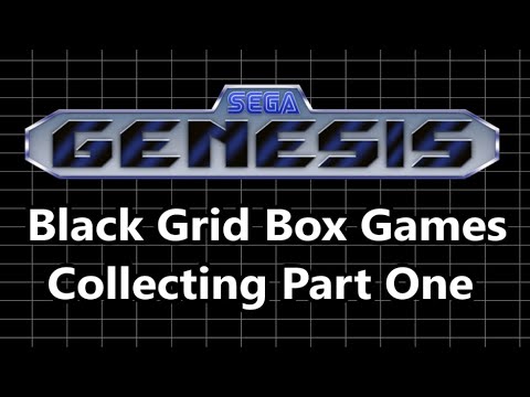 Collecting The Sega Genesis Black Grid Box Games Part 1: The Beginning