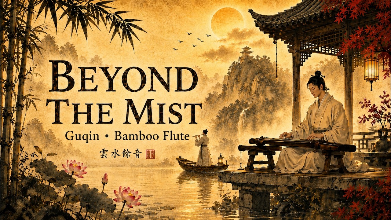 Echoes Beyond the Mist | Peaceful Chinese Zen Music for Meditation, Sleep & Inner Peace