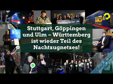 Eine Ära kehrt zurück – Abfahrt des ersten Nachtzugs von Stuttgart nach Jahren der Unterbrechung
