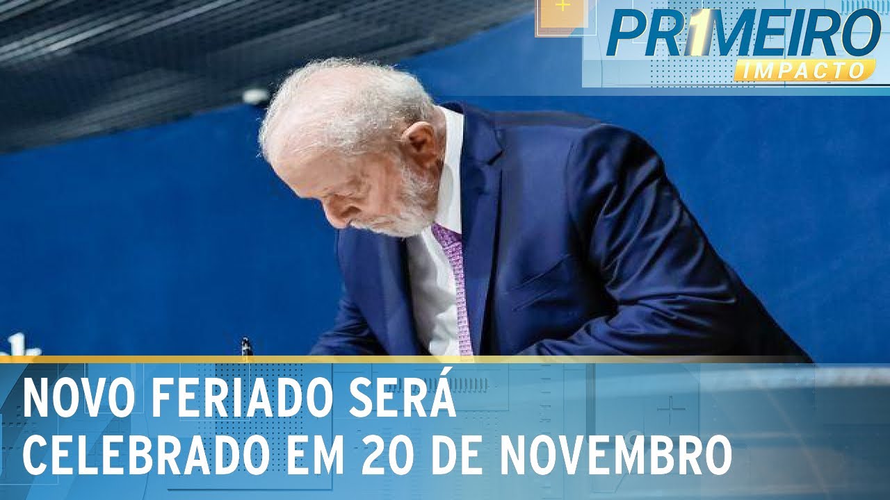 Lula assina lei que torna dia da Consciência Negra feriado nacional | Primeiro Impacto (22/12/23)