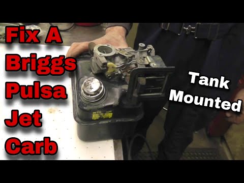 How To Fix A Briggs and Stratton Pulsa Jet Carburetor with Taryl