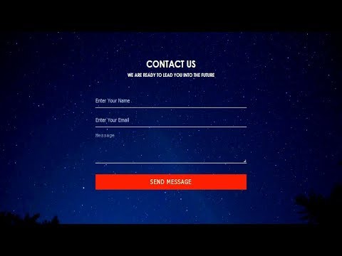 How to make a contact form using HTML and CSS - Web dev