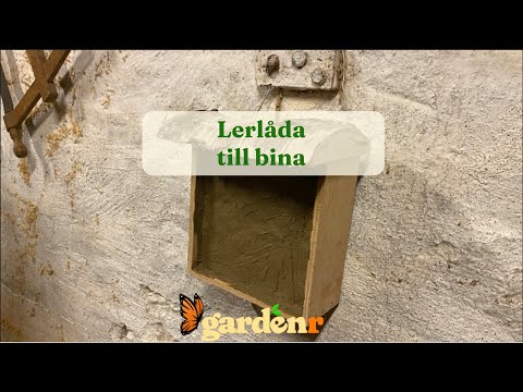 Lerlåda till bina - Trädgårdshacks med GardenR