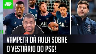 “Cara, eu tava vendo o jogo do PSG e observei que…”: Vampeta dá aula sobre vestiário