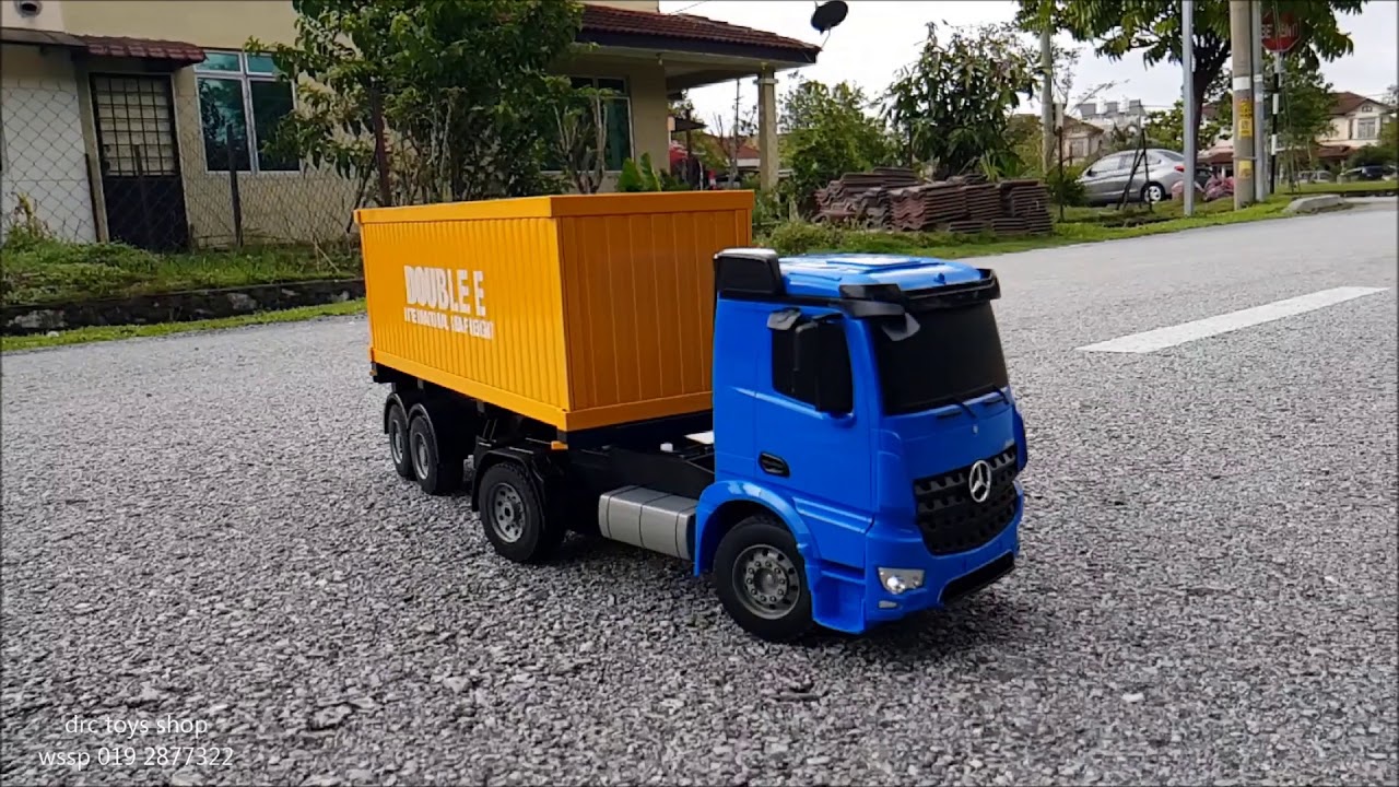 RC ťahač Mercedes-Benz s kontejnerom 1:20