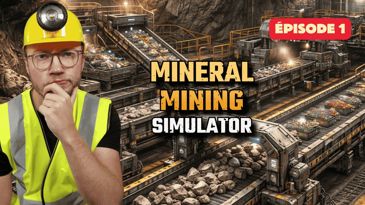 Mineral Mining Simulator — Mineral Mining Simulator : J'automatise ma mine (jeu complet) ! EP1