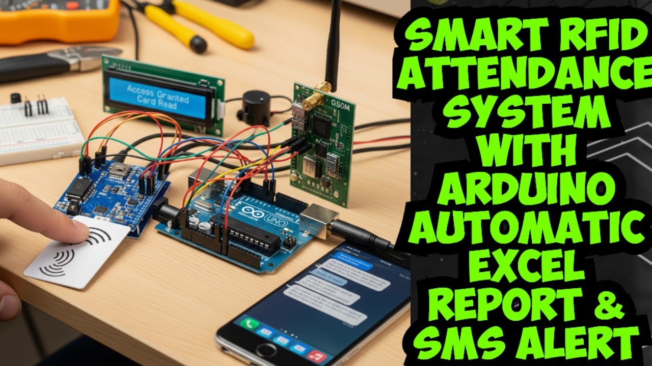 Smart RFID Attendance System with Arduino | best innovative science project #scienceproject #science