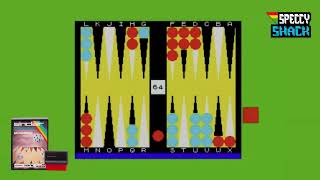 Backgammon ZX Spectrum 1983 by Psion ROM Cartridge ZX Interface 2