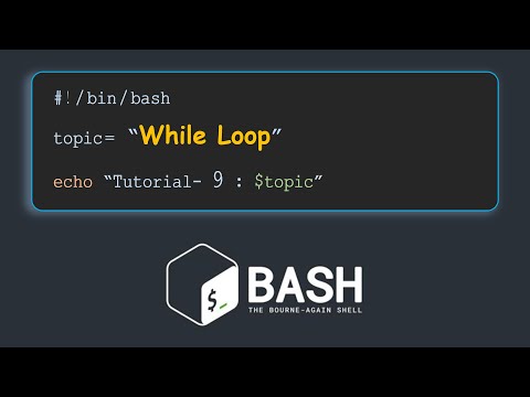 While Loop In Bash Introduction To Bash Scripting Tutorial 9